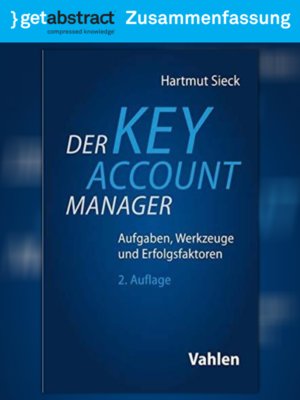 cover image of Der Key Account Manager (Zusammenfassung)